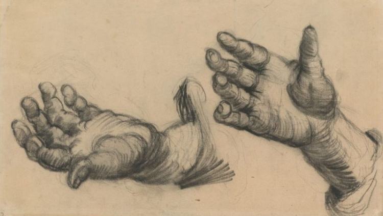 Two Hands by van Gogh